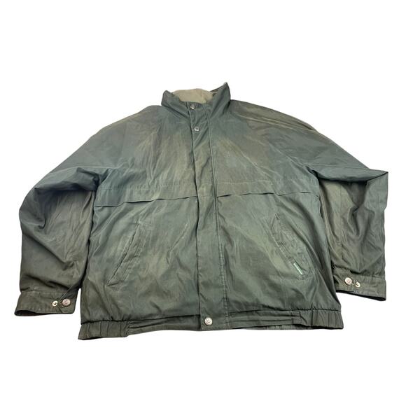 Weatherproof Mens Large Green Bomber Style Jacket - Picture 1 of 13